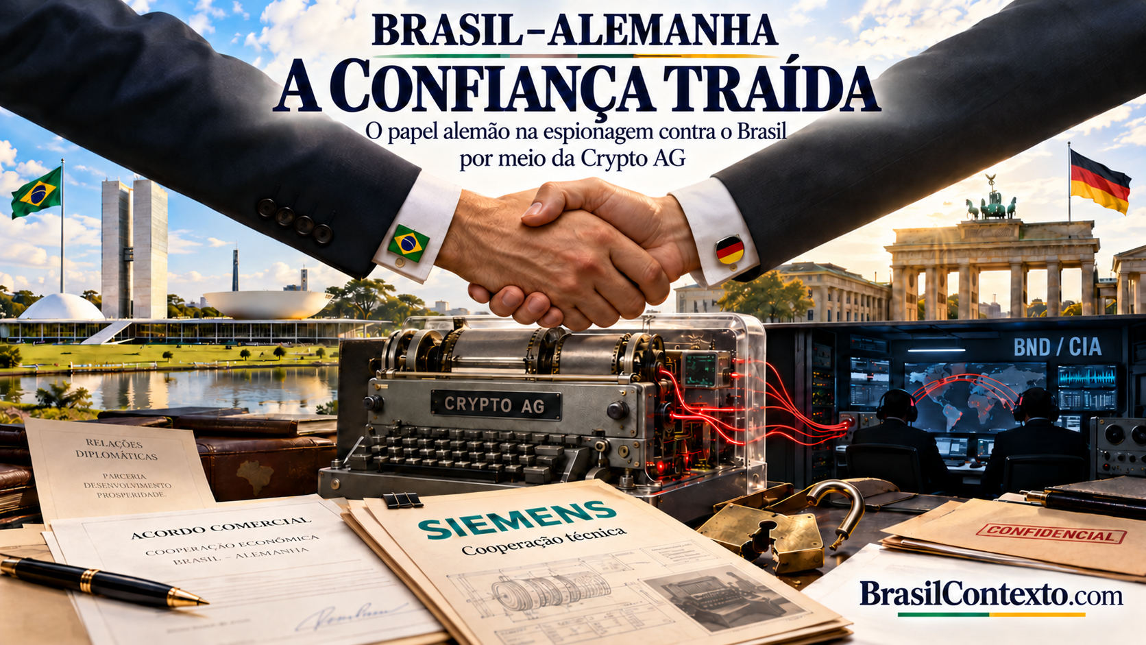 Brasil–Alemanha: a confiança traída - o papel alemão na espionagem contra o Brasil por meio da Crypto AG